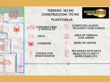 CASA  de 3 HABITACIONES en PREVENTA en LOMAS DE LA RIOJA
