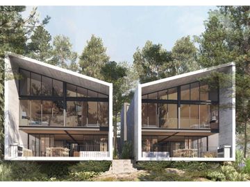 CASA AMUEBLADA, MODERNA CON VISTA AL BOSQUE