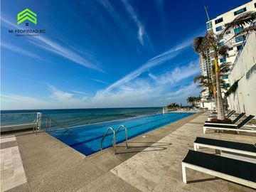 EN VENTA DEPARTAMENTO EN PRIMERA LNEA AL MAR - EDIFICIO IBIZA, MANTA