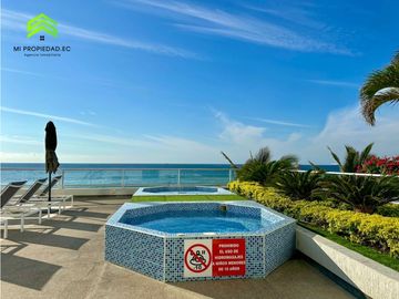 EN VENTA DEPARTAMENTO EN PRIMERA LNEA AL MAR - EDIFICIO IBIZA, MANTA