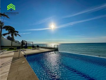 EN VENTA DEPARTAMENTO EN PRIMERA LNEA AL MAR - EDIFICIO IBIZA, MANTA