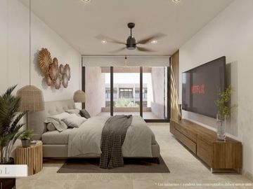 DEPARTAMENTO EN VENTA EN TEMOZÓN NORTE,  1 RECÁMARA CON TERRAZA PERGOLADA