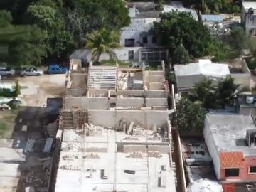 Departamentos Venta 2 habitaciones, 2 baños, vista panoramica Av. Colegios Cancun