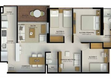 VENTA de APARTAMENTO en SABANETA