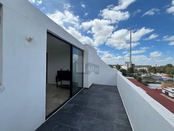 Bonito departamento Moderno con bar y terraza en Zona Universitaria
