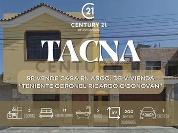 GRAN OPORTUNIDAD CON VENTA DE CASA EN O'DONOVAN - TACNA