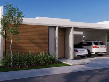 CASA de UNA PLANTA con 3 HABITACIONES en PREVENTA en LA RIVIERA VERACRUZANA