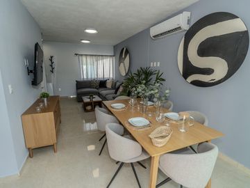 CASA VENTA VILLAS BONANZA EQUIPADA, AMUEBLADA LLAVE EN MANO PLAYA DEL CARMEN
