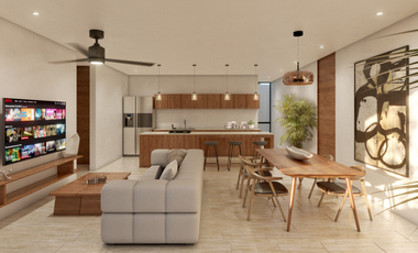Departamento(View) en Venta en Canea Pure Living, Temozón Norte