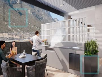 DEPARTAMENTO EN VENTA PEDREGAL DE LA HUASTECA ZONA SANTA CATARINA