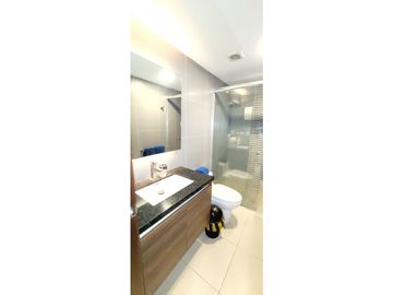En venta departamento amoblado con vista al mar edf. Poseidón en Manta