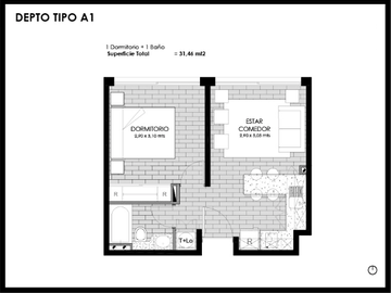 Departamento en Venta en Santa Isabel, Metro Almagro, Santiago