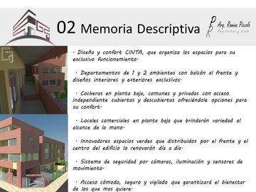 DEPTOS 2 AMB A ESTRENAR