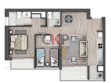Departamento en Venta cercano Metro Las Torres / Américo Vespucio/ Inversión Inmobiliaria / Macul