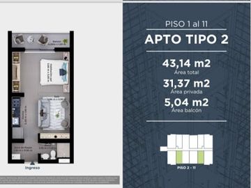 VENTA de APARTAESTUDIO en DOSQUEBRADAS