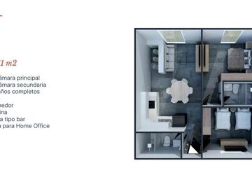 Departamento en venta en Centro en Apodaca