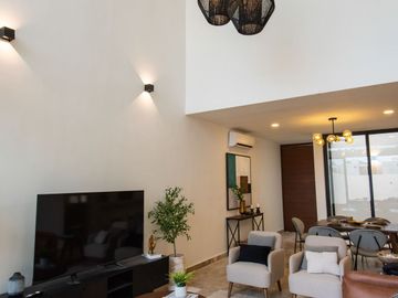 Casa en venta con doble altura  en Dzitya al norte de Mérida