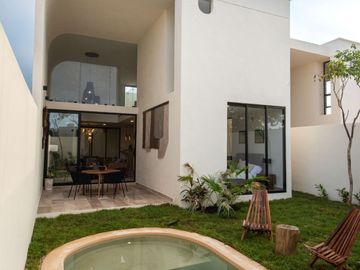 Casa en venta con doble altura  en Dzitya al norte de Mérida