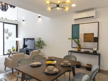Casa en venta con doble altura  en Dzitya al norte de Mérida