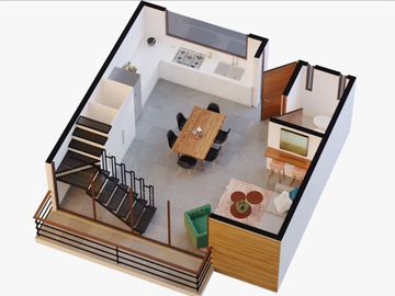 Exclusivos Condos • Playa del Carmen • Loft 115m2 Roof Garden 36m2 Elevador.