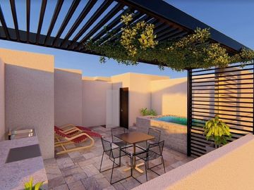 Exclusivos Condos • Playa del Carmen • Loft 115m2 Roof Garden 36m2 Elevador.