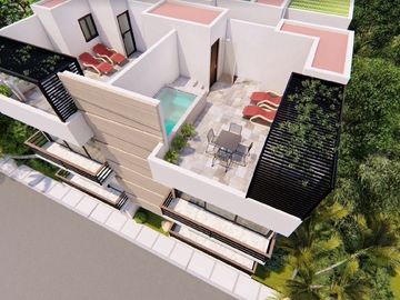 Exclusivos Condos • Playa del Carmen • Loft 115m2 Roof Garden 36m2 Elevador.
