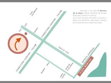 Exclusivos Condos • Playa del Carmen • Loft 115m2 Roof Garden 36m2 Elevador.