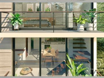 Exclusivos Condos • Playa del Carmen • Loft 115m2 Roof Garden 36m2 Elevador.