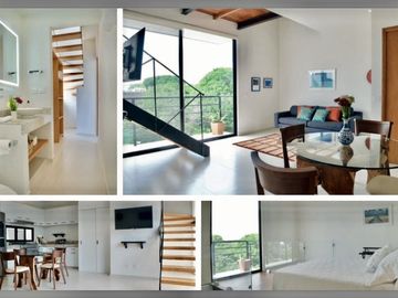 Exclusivos Condos • Playa del Carmen • Loft 115m2 Roof Garden 36m2 Elevador.