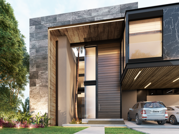 Casa de lujo en venta con vista a lago y campo de golf en Yucatán Country Club