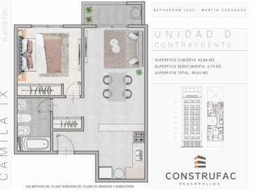 MARTIN CORONADO  VENTA EN POZO EDIFICIO CAMILA IX