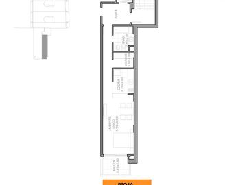 Venta Departamento dos dormitorios cochera y baulera Centro Rosario