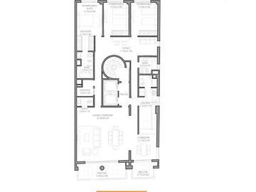 Venta Departamento dos dormitorios cochera y baulera Centro Rosario