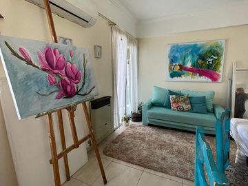 Departamento en venta de 2 ambientes con balcón al frente