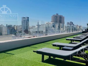 Alquiler Atelier Apto Profesional Amplio 2 Ambientes con Patio en Live Hotel