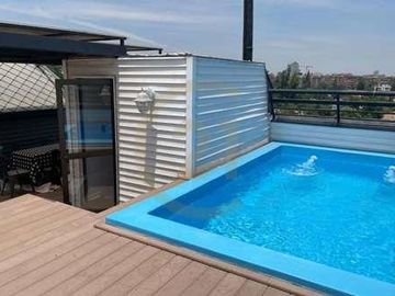 Dpto. en venta con piscina privada Vitacura