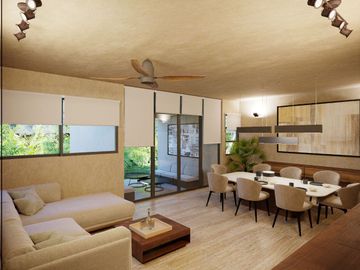DEPARTAMENTO EN PREVENTA EN EL NORTE DE MÉRIDA SOBRE AVENIDA EN SANTA GERTRUDIS