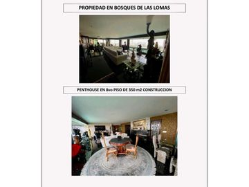 VENTA, PENTHOUS EN BOSQUESDE LA LOMAS.CDM.