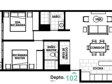 Departamento en Colonia Cuauhtémoc