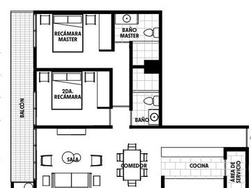 Departamento en Colonia Cuauhtémoc