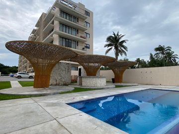 Departamento en VENTA AMUEBLADO con acceso al rio y elevador, Riviera Veracruzana