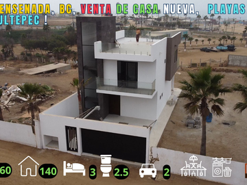 Casa nueva, CERCA DE LA PLAYA, En  Playas de Chapultepec,