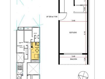 Departamento MONOAMBIENTE VENTA CABALLITO
