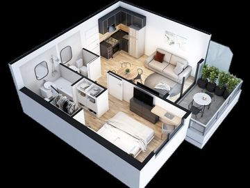Departamento 2 AMBIENTES VENTA CABALLITO