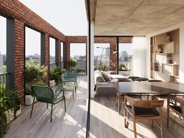 Monoambiente con terraza en venta en Palermo Hollywood