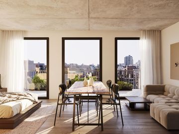 Monoambiente con terraza en venta en Palermo Hollywood