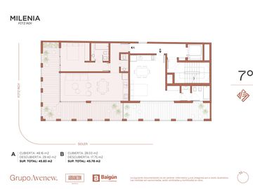 Monoambiente con terraza en venta en Palermo Hollywood
