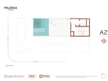 Monoambiente con terraza en venta en Palermo Hollywood