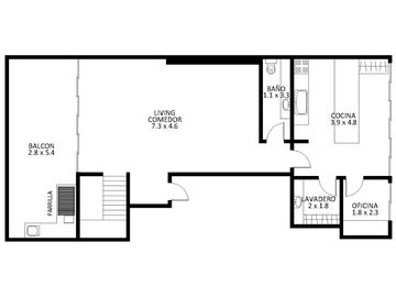 VENTA DEPARTAMENTO DUPLEX 4 AMBIENTES - COCHERA - PUERTO DE OLIVOS