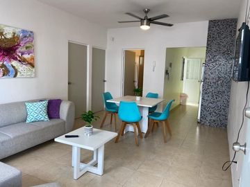 Venta de departamento en planta baja, privada Real Ibiza Plus, Playa del Carmen